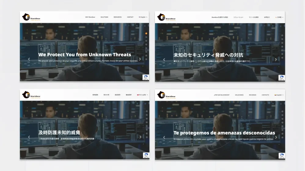 多語言切換,開發國際市場(重點特色)